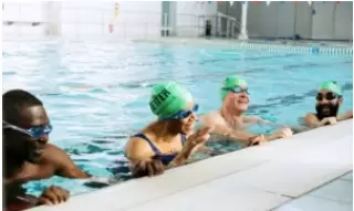 people in swimming pool