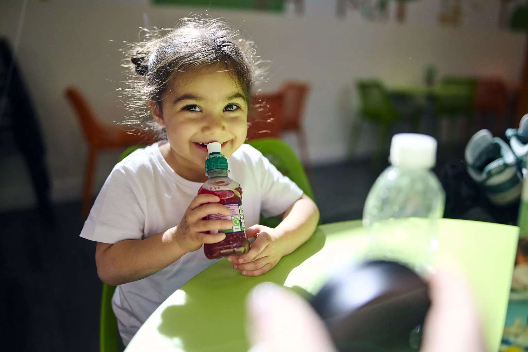 Girl drinking
