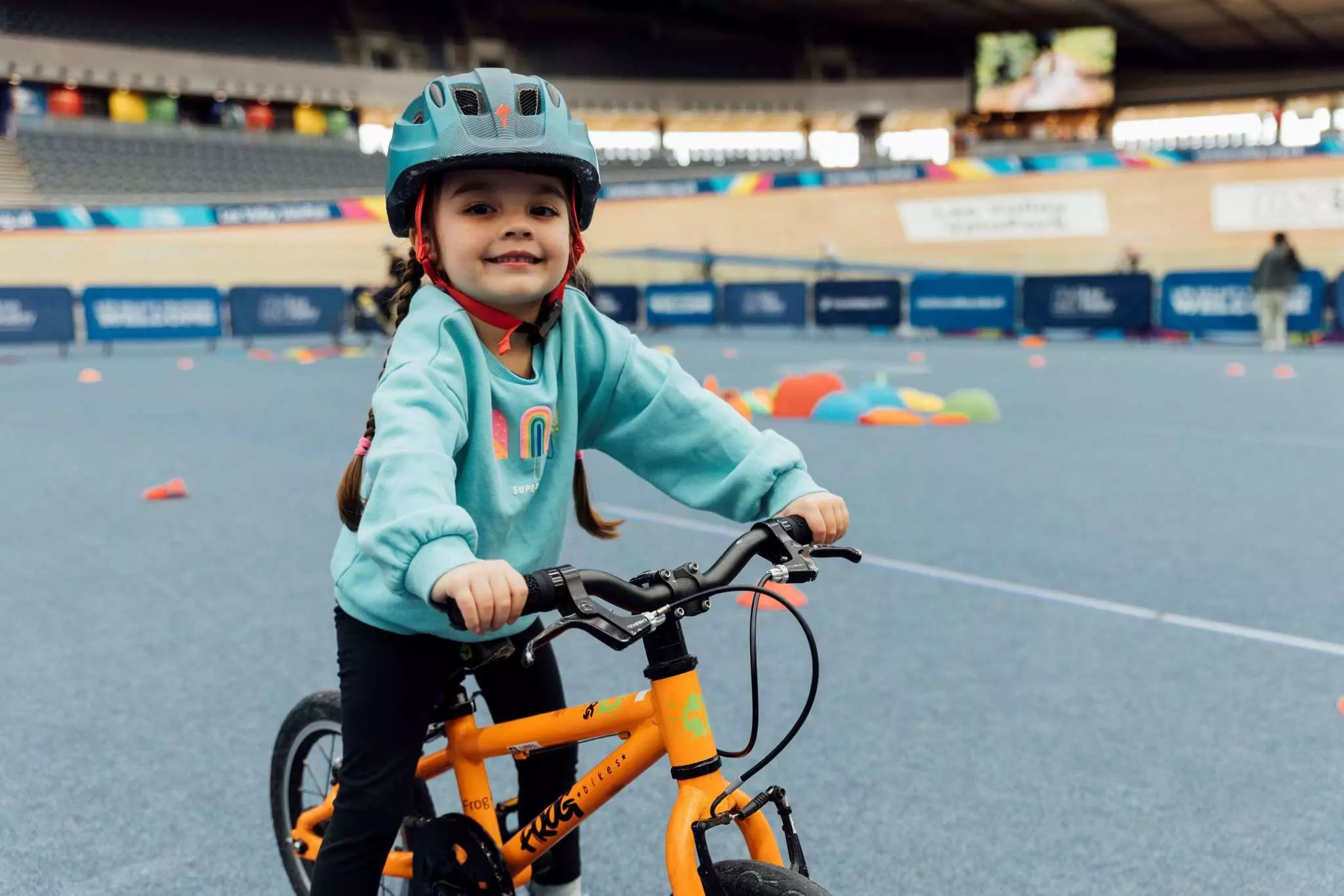 Child on bike