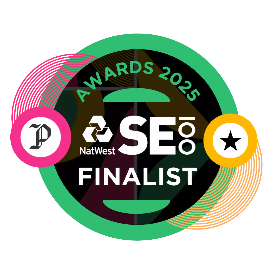 NatWest SE100 Social Business Awards 2025 badge