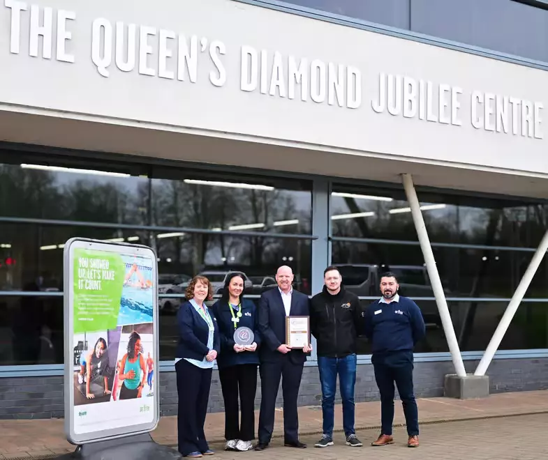 Queens Diamond Jubilee Leisure Centre Receive Award