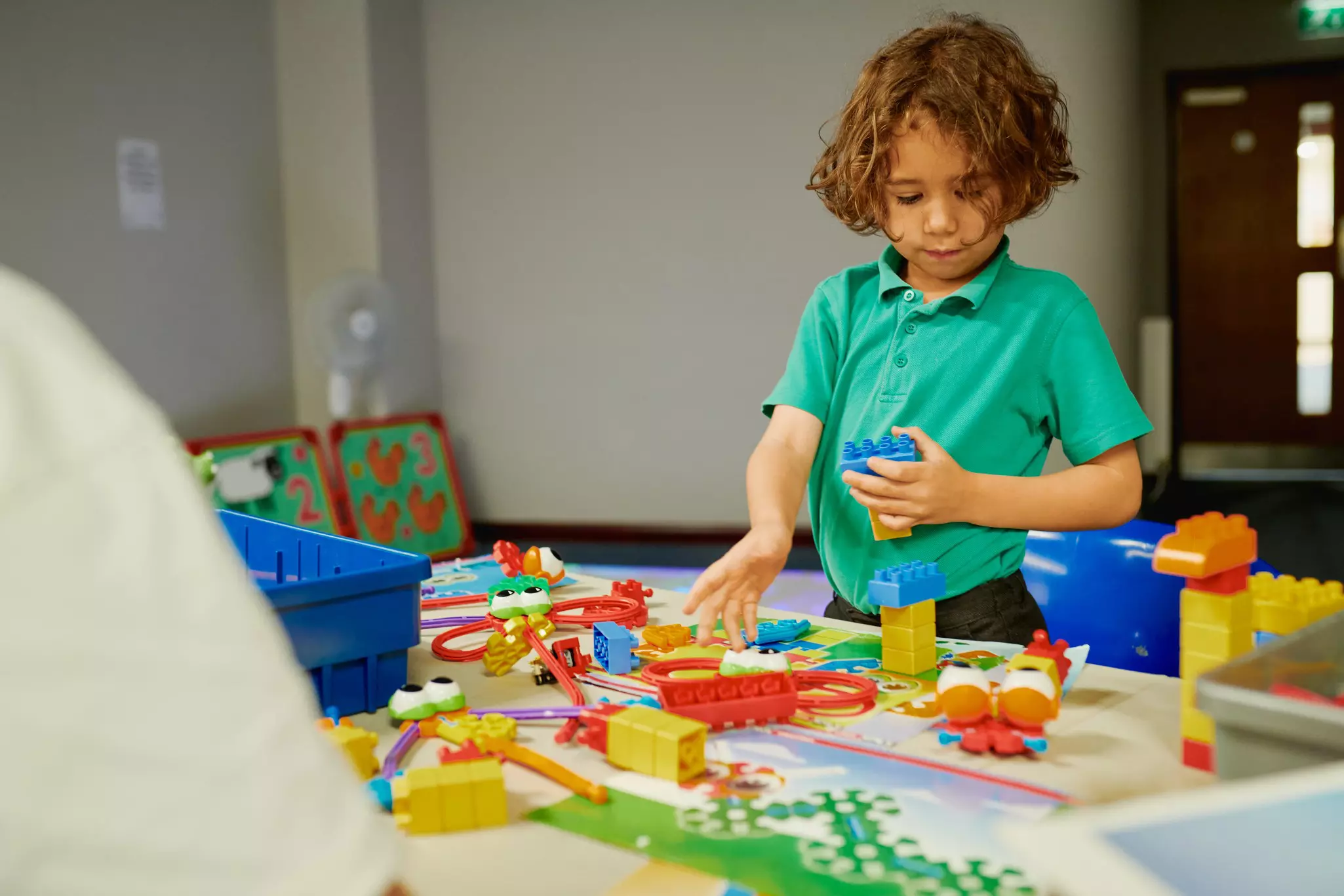 Kid playing