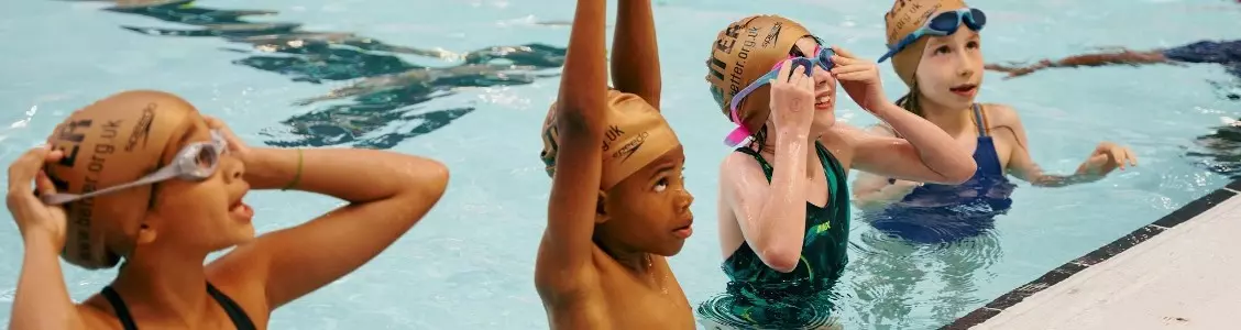Kids in the pool