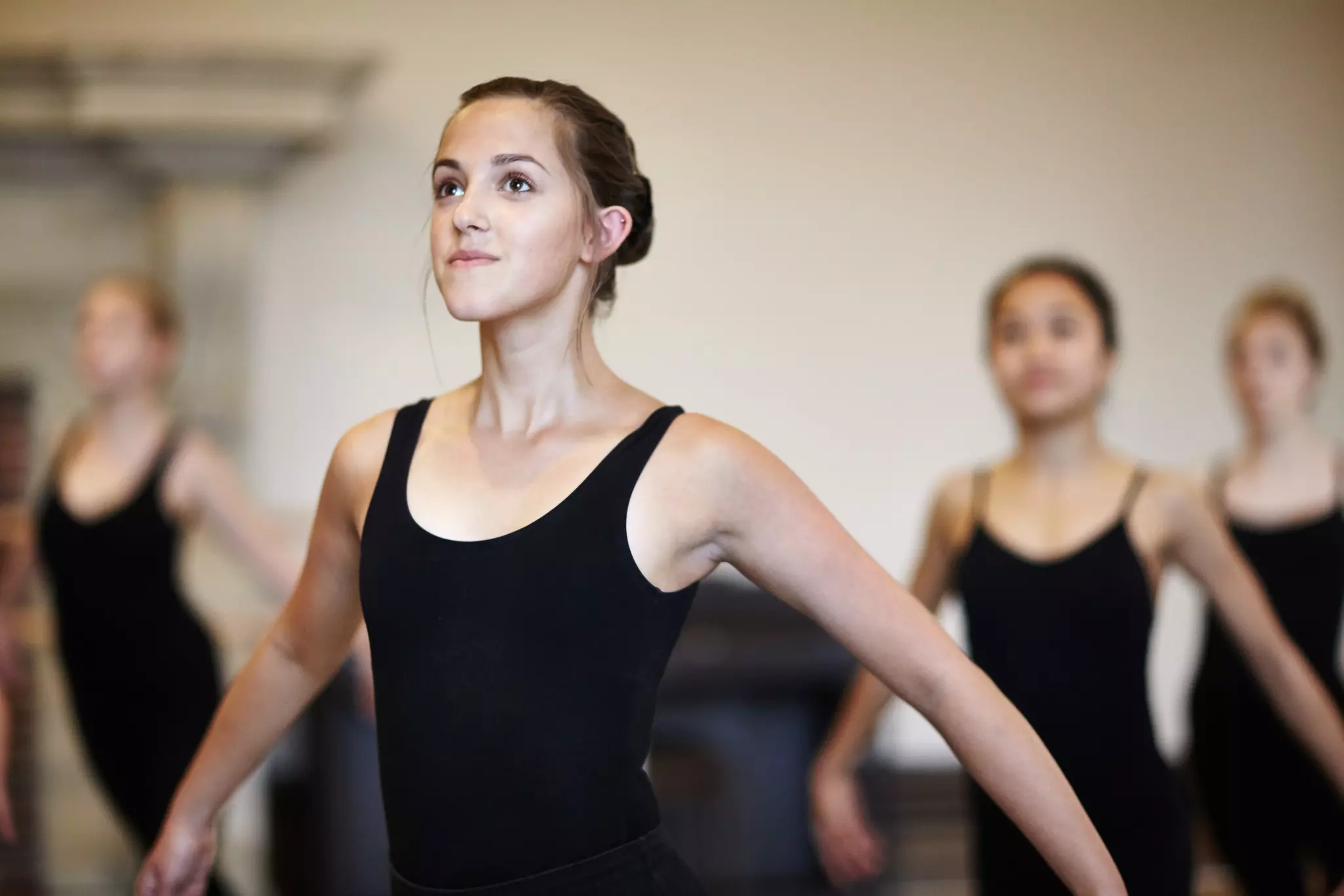 Girl performing