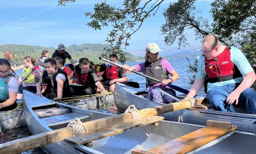 group in kayak