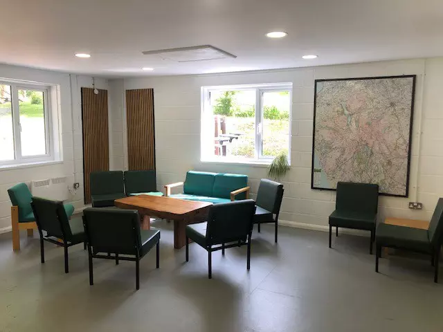 Pod village community room