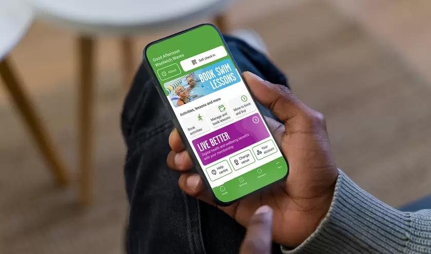 Live Better Digital Product on a phone