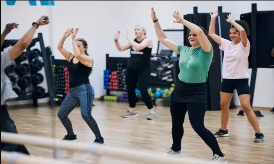 Women exercising 