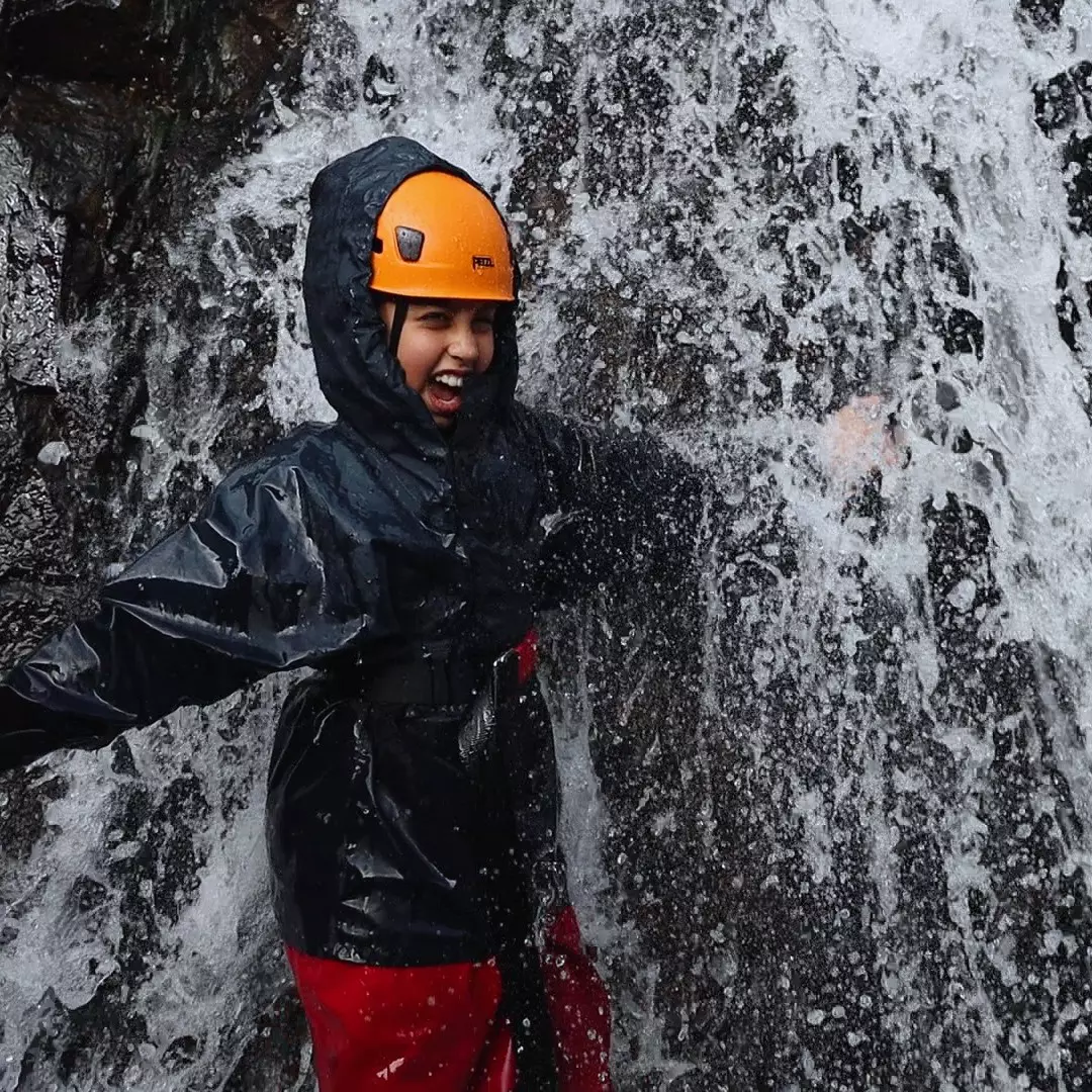 Group scrambling on waterfall